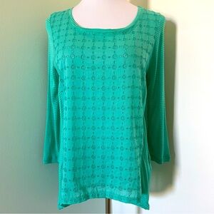 Lucky Brand Teal Blouse
